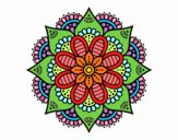 Mandala flor de primavera