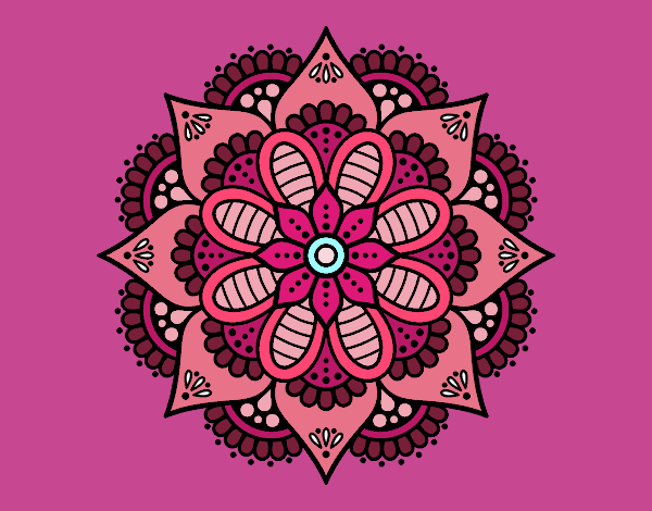 Mandala flor de primavera