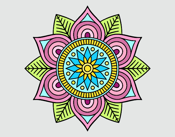 Mandala flor estelar