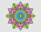 Mandala flor estelar