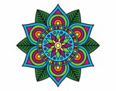 Mandala flor estelar