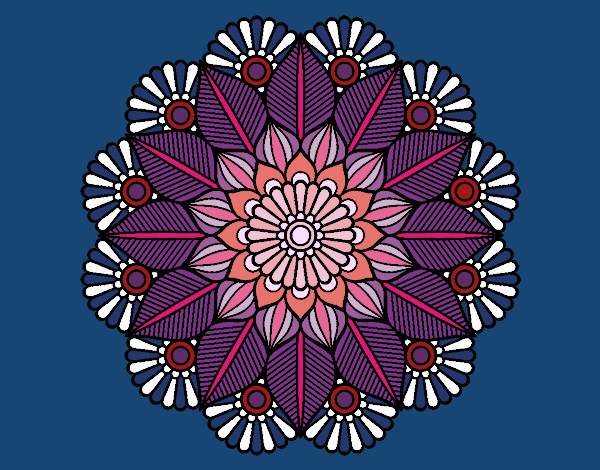 Mandala jardín vegetal