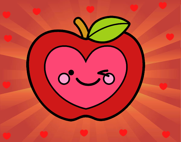 Manzana corazón