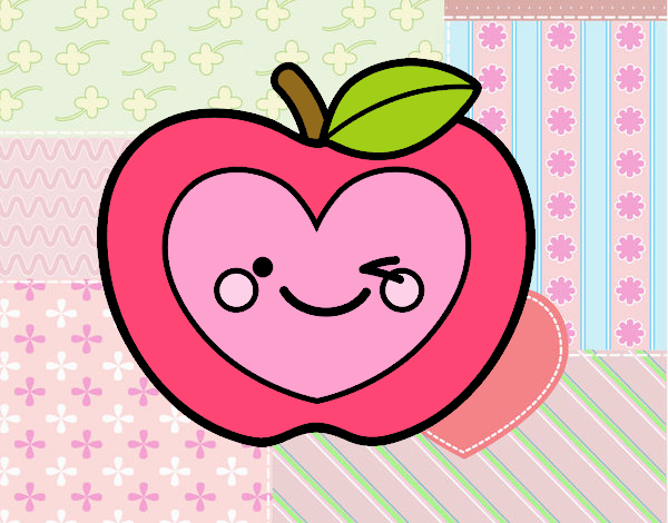 Manzana corazón