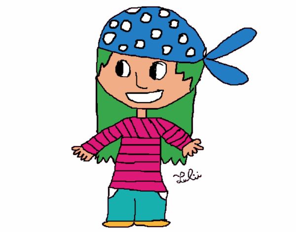 Niña pirata