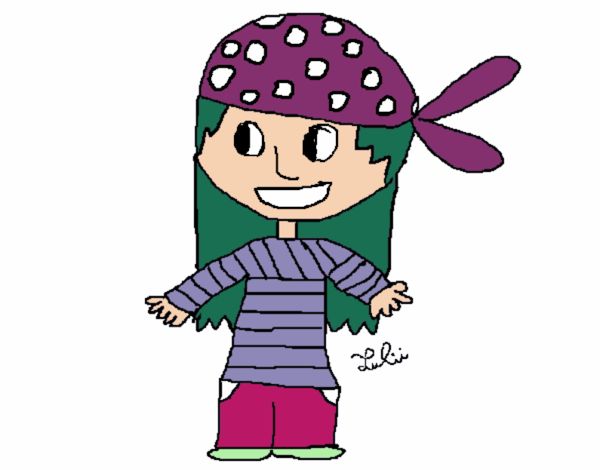 Niña pirata