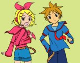 Rin y Len Kagamine Vocaloid