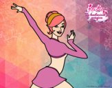 Barbie en postura de ballet