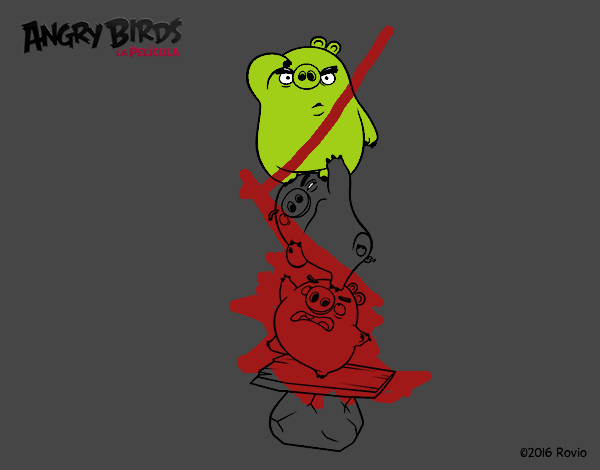 Cerdos verdes de Angry Birds