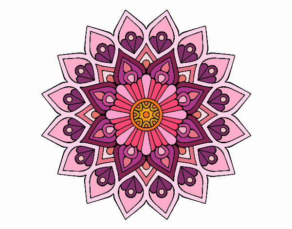 Mandala destello creciente