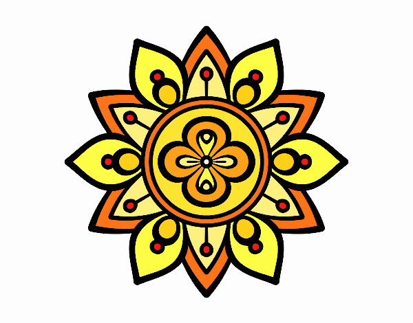 Mandala flor de loto