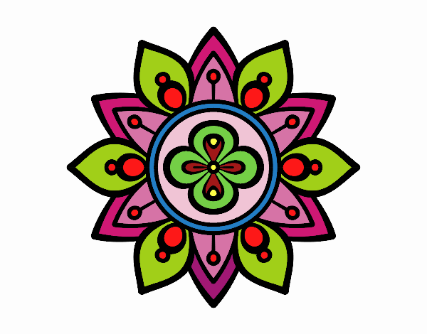 Mandala flor de loto