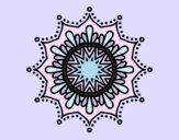 Mandala flor de nieve