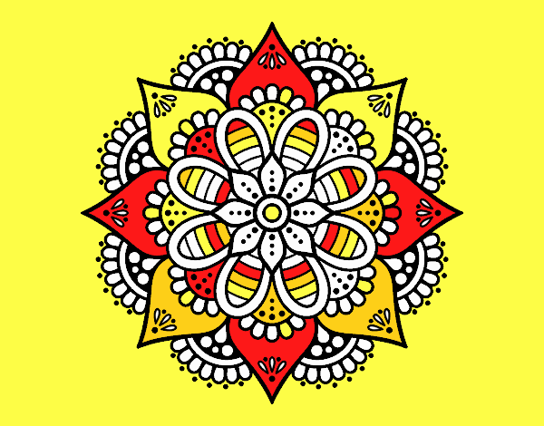 Mandala flor de primavera