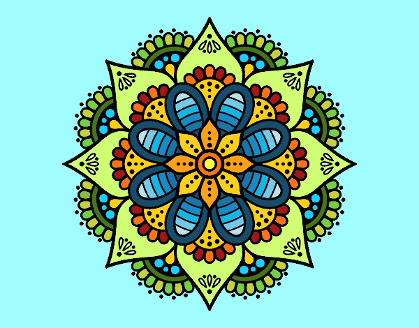 Mandala flor de primavera