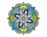 Mandala flor de primavera