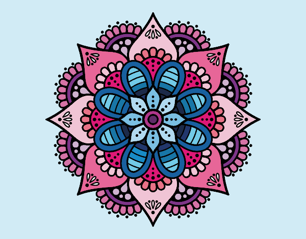 Mandala flor de primavera