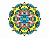 Mandala flor de primavera