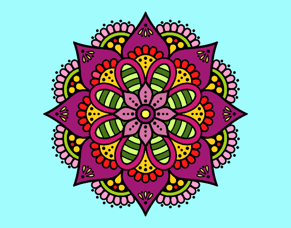 Mandala flor de primavera