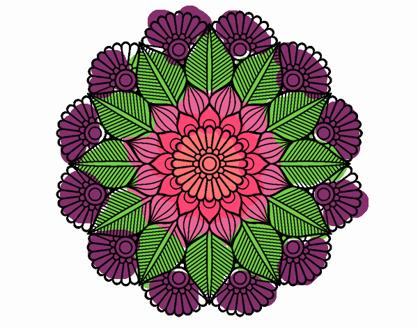 Mandala jardín vegetal