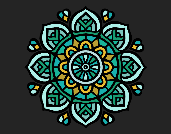 Mandala para la concentración mental