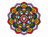 Mandala pétalos de flor