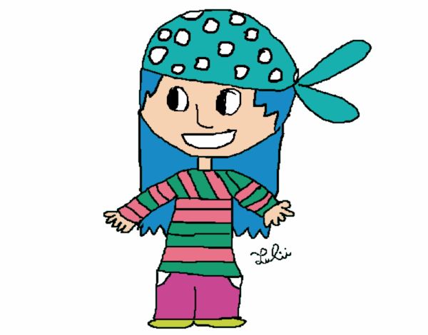 Niña pirata