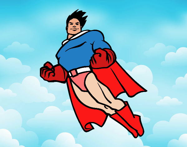 Superman volando