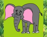 Elefante feliz