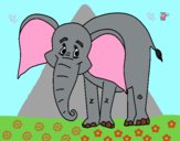 Elefante feliz