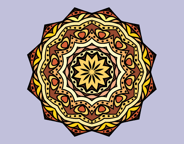 Mandala con estratos