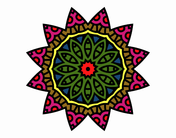 Mandala estrella