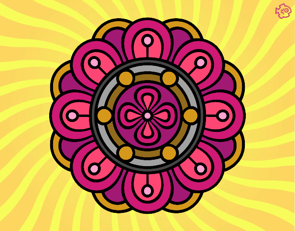 Mandala flor creativa