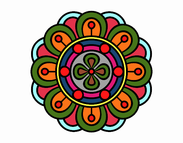 Mandala flor creativa