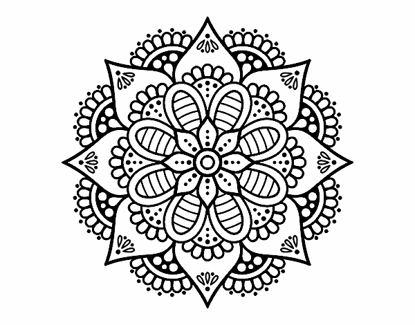 Mandala flor de primavera