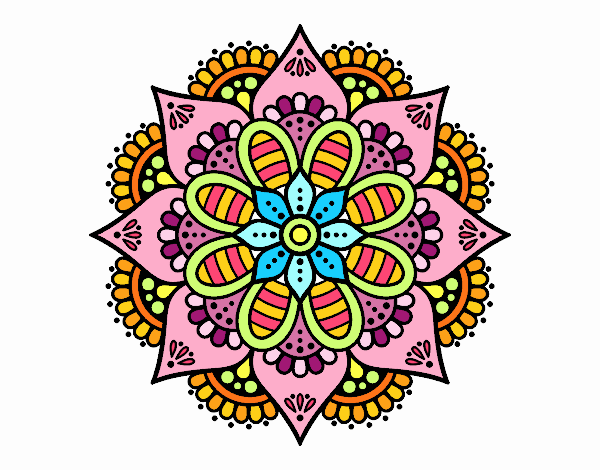 Mandala flor de primavera