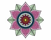 Mandala flor estelar