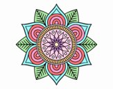 Mandala flor estelar