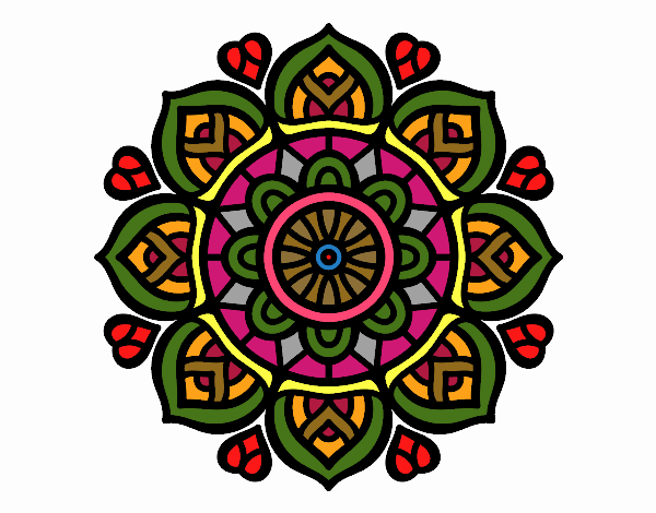 Mandala para la concentración mental