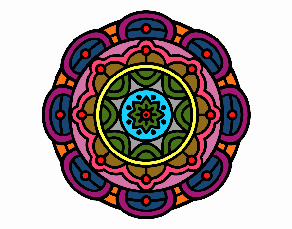 Mandala para la relajación mental