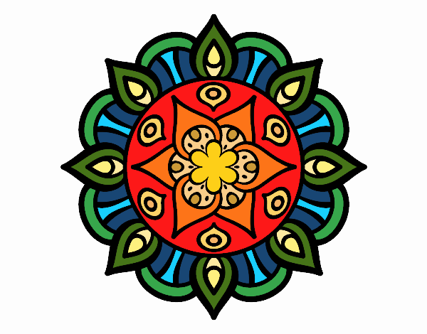 Mandala vida vegetal