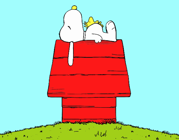 Snoopy durmiendo