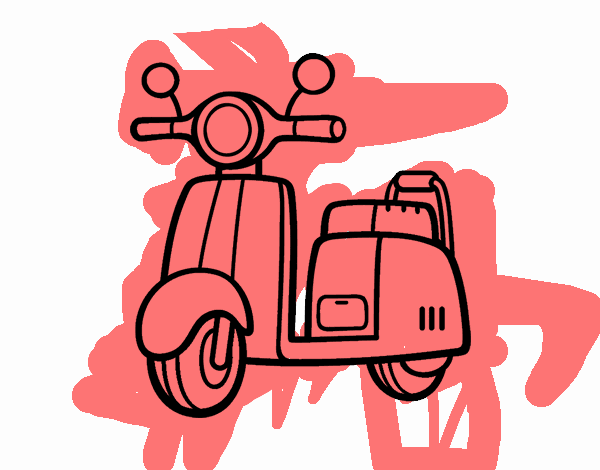 Una vespa