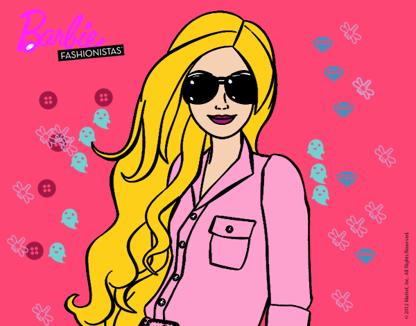 Barbie con gafas de sol