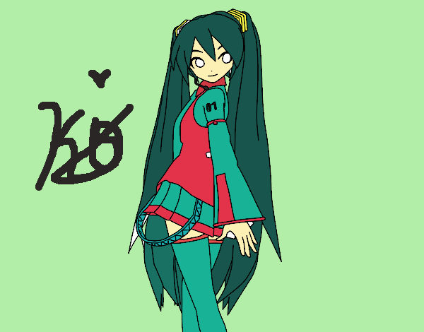 Hatsune Miku vocaloid