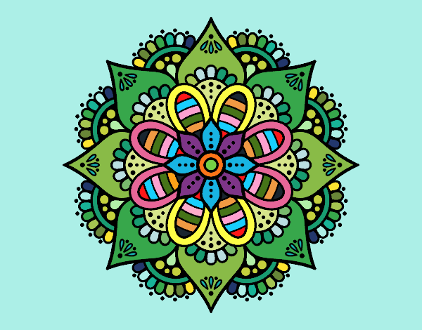 Mandala flor de primavera