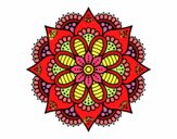 Mandala flor de primavera