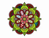 Mandala flor de primavera