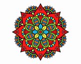 Mandala flor de primavera