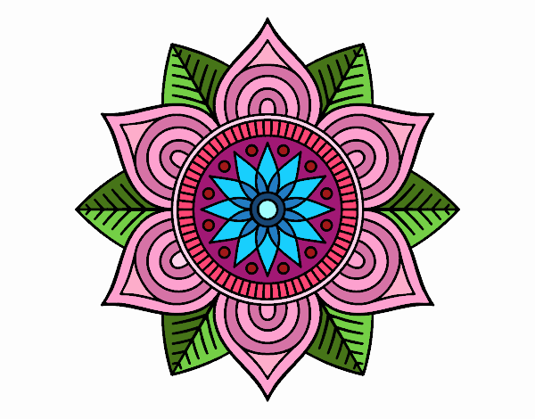 Mandala flor estelar